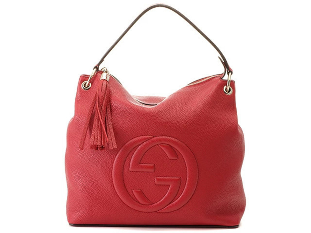 Gucci Soho shoulder bag red leather